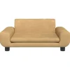 vidaXL Kindersofa Braun 70x45x33 cm Samt