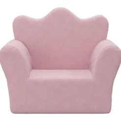 vidaXL Kindersofa Rosa Weich Plüsch