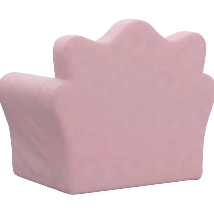 vidaXL Kindersofa Rosa Weich Plüsch