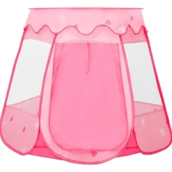 vidaXL Kinder-Spielzelt mit 250 Bällen Rosa 102x102x82 cm