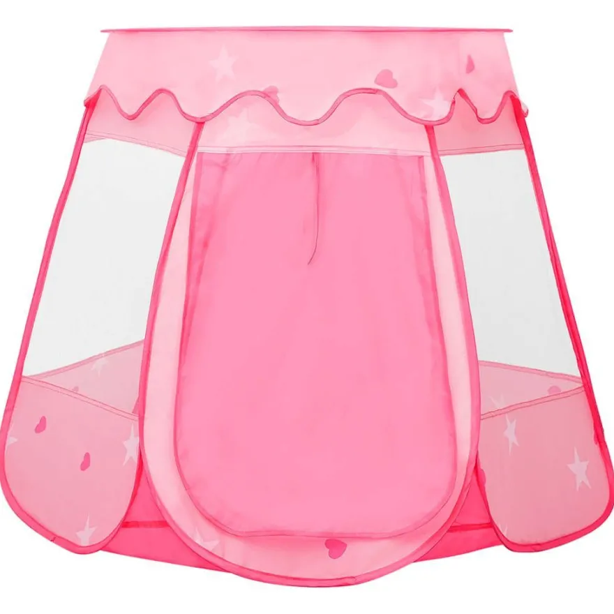 vidaXL Kinder-Spielzelt mit 250 Bällen Rosa 102x102x82 cm