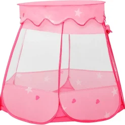 vidaXL Kinder-Spielzelt mit 250 Bällen Rosa 102x102x82 cm