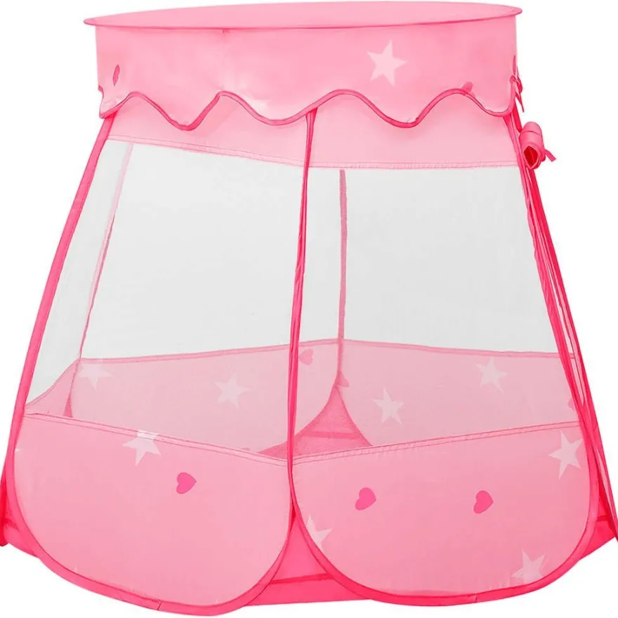 vidaXL Kinder-Spielzelt mit 250 Bällen Rosa 102x102x82 cm