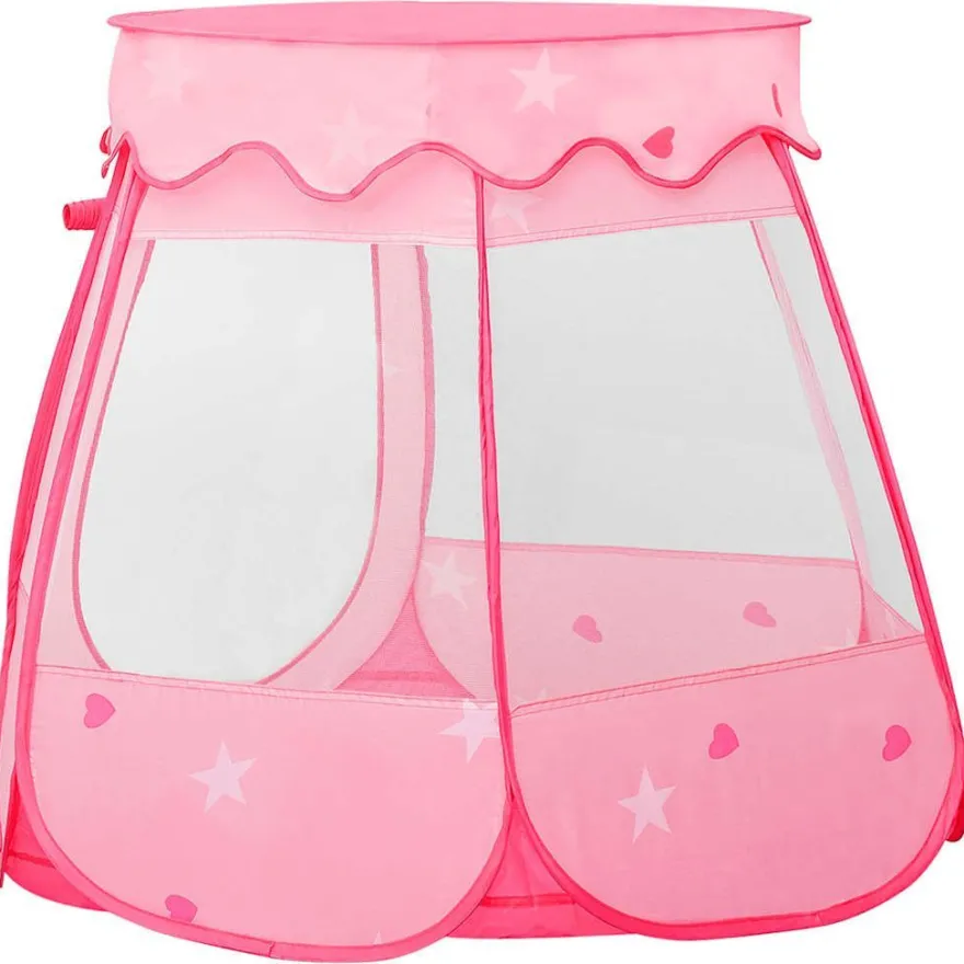 vidaXL Kinder-Spielzelt mit 250 Bällen Rosa 102x102x82 cm