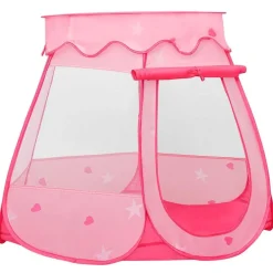 vidaXL Kinder-Spielzelt mit 250 Bällen Rosa 102x102x82 cm