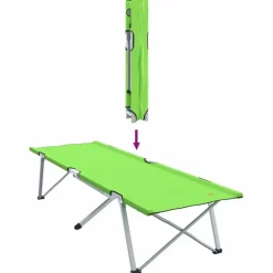 vidaXL Klapp Schlafbett fürs Camping 2 pcs Grün 194 x 62,5 x 42,5 cm