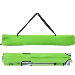 vidaXL Klapp Schlafbett fürs Camping 2 pcs Grün 194 x 62,5 x 42,5 cm