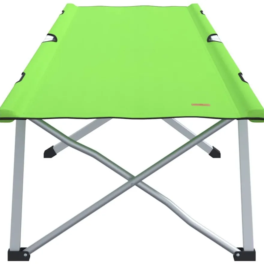 vidaXL Klapp Schlafbett fürs Camping 2 pcs Grün 194 x 62,5 x 42,5 cm