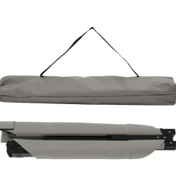 vidaXL Klapp Schlafbett fürs Camping Grau 210 x 80 x 46 cm