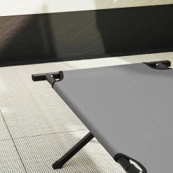 vidaXL Klapp Schlafbett fürs Camping Grau 210 x 80 x 46 cm