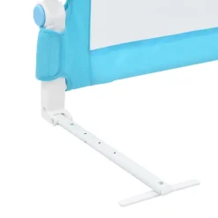 vidaXL Kleinkind-Bettschutzgitter Blau 120x42 cm Polyester
