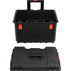vidaXL Koffer für Flugreise Tragbar Schwarz 56,5x45,5x48 cm PP