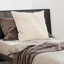 vidaXL Kopfkissen mit Kissen Weiß 81 x 80 x 20 cm Polyester