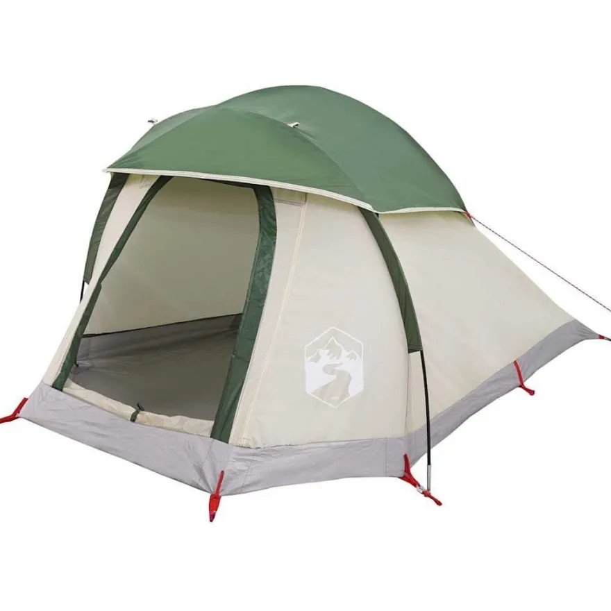 vidaXL Kuppel-Campingzelt 1 Person Grün Wasserdicht