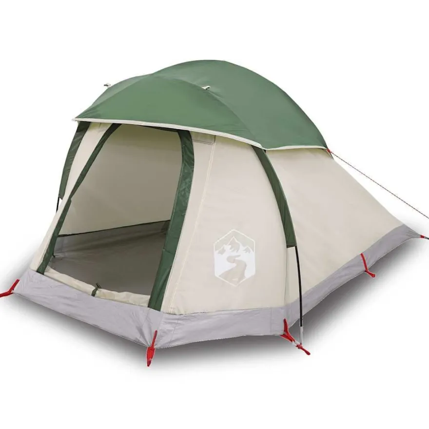 vidaXL Kuppel-Campingzelt 1 Person Grün Wasserdicht