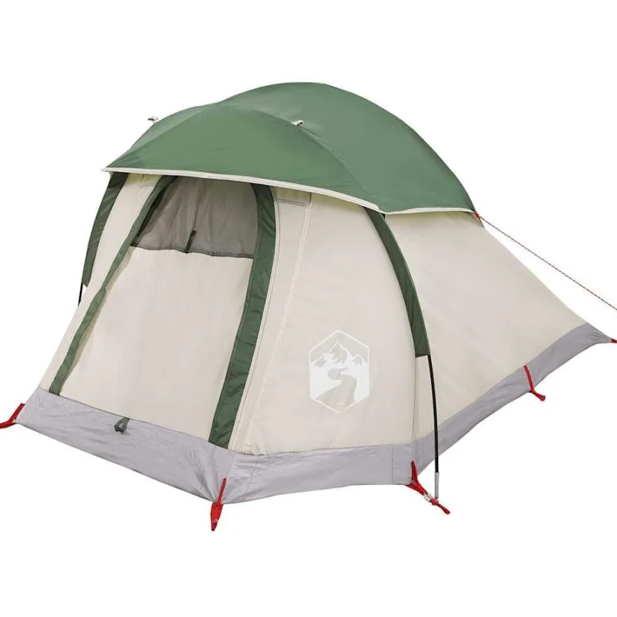 vidaXL Kuppel-Campingzelt 1 Person Grün Wasserdicht