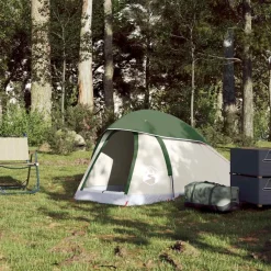 vidaXL Kuppel-Campingzelt 1 Person Grün Wasserdicht