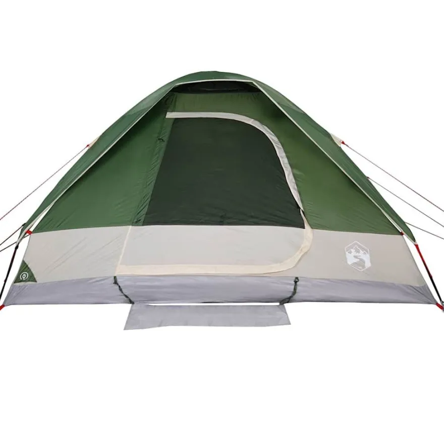 vidaXL Kuppel-Campingzelt 2 Personen Grün Wasserdicht