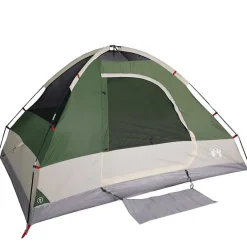 vidaXL Kuppel-Campingzelt 2 Personen Grün Wasserdicht