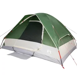 vidaXL Kuppel-Campingzelt 2 Personen Grün Wasserdicht