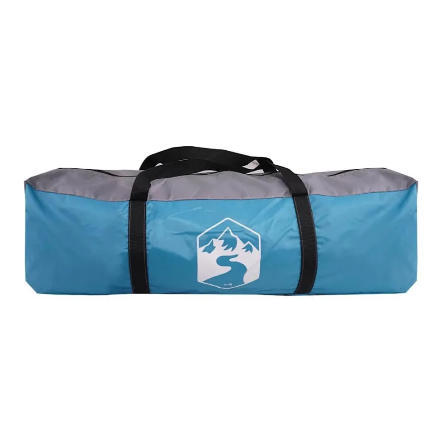 vidaXL Kuppel-Familienzelt 6 Personen Blau Wasserdicht