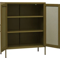 vidaXL Lagerschrank Olivgrün 80x35x101,5 cm Stahl