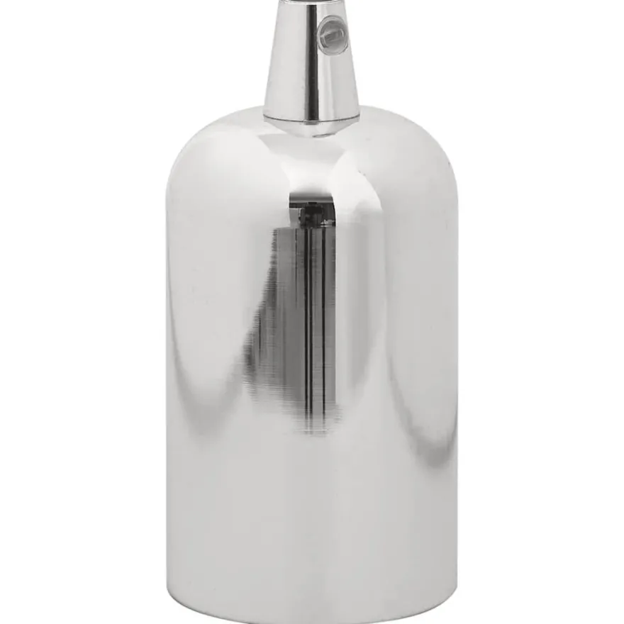 vidaXL Lampenfassungen 2 Stk. Satin-Nickel E27