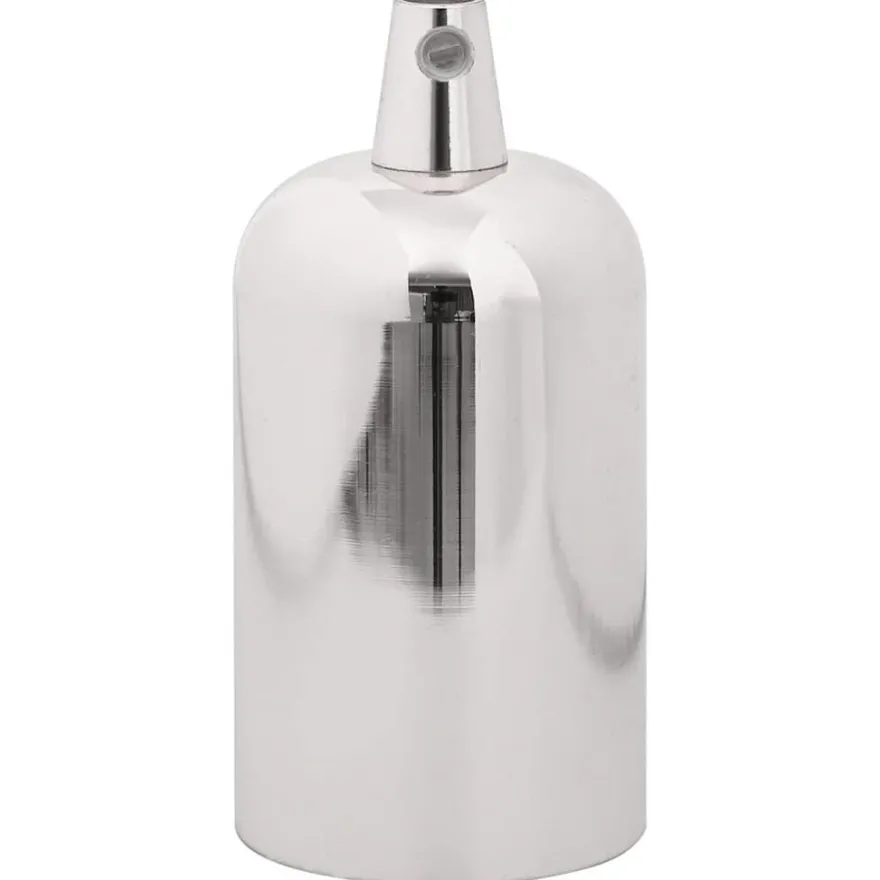 vidaXL Lampenfassungen 2 Stk. Satin-Nickel E27