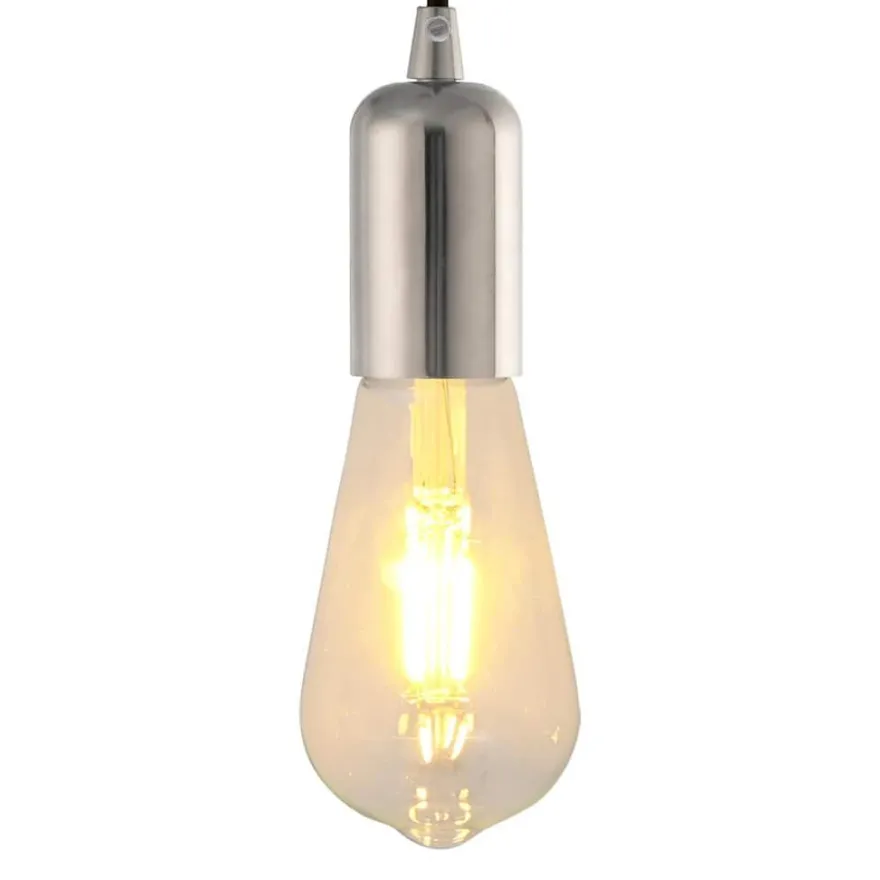 vidaXL Lampenfassungen 2 Stk. Satin-Nickel E27