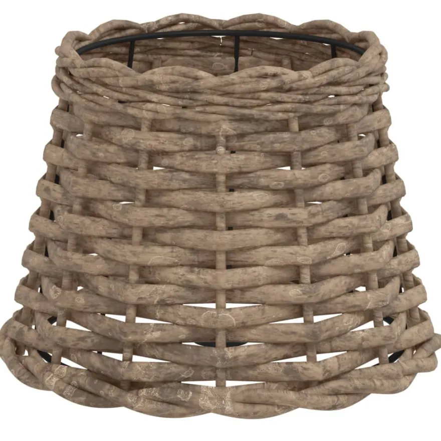 vidaXL Lampenschirm Braun Ø20x15 cm Korbweide