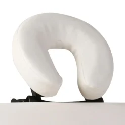 vidaXL Massageliege Klappbar 2-Zonen mit Aluminiumgestell Cremeweiß
