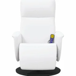vidaXL Massage Relaxsessel Weiß 71 x 90 x 105 cm Kunstleder
