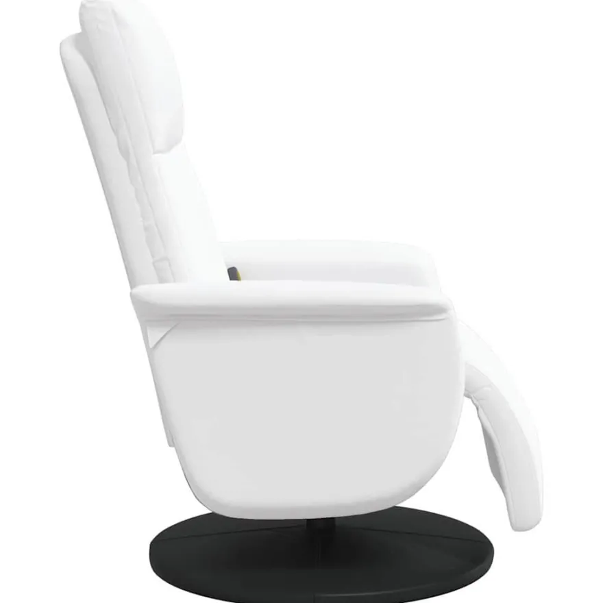 vidaXL Massage Relaxsessel Weiß 71 x 90 x 105 cm Kunstleder