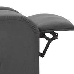 vidaXL Massagesessel Dunkelgrau Stoff