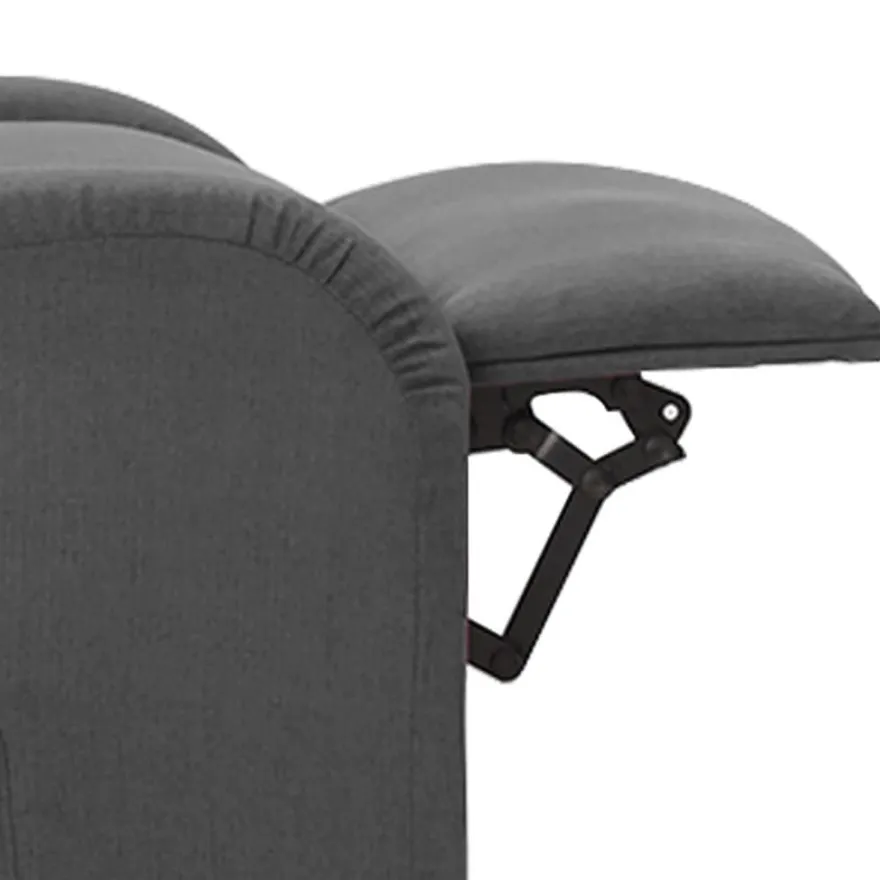 vidaXL Massagesessel Dunkelgrau Stoff