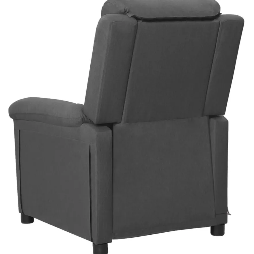vidaXL Massagesessel Dunkelgrau Stoff