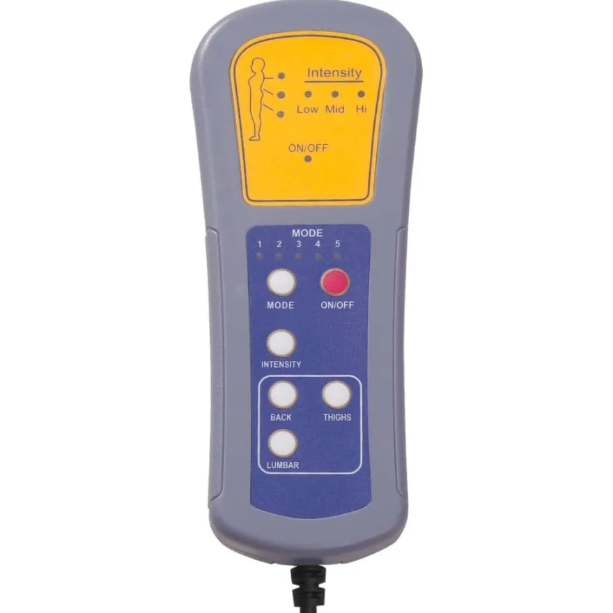 vidaXL Massagesessel Dunkelbraun Stoff