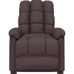 vidaXL Massagesessel Dunkelbraun Stoff
