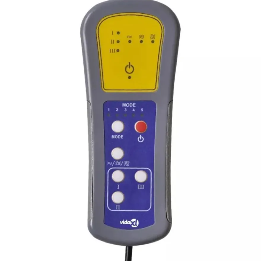 vidaXL Massagesessel Elektrisch Weinrot Kunstleder