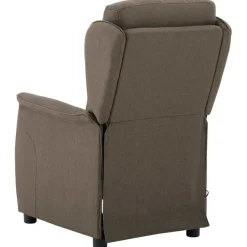vidaXL Massagesessel mit Kissen Taupe 93,5 x 67,5 x 101,5 cm Stoff