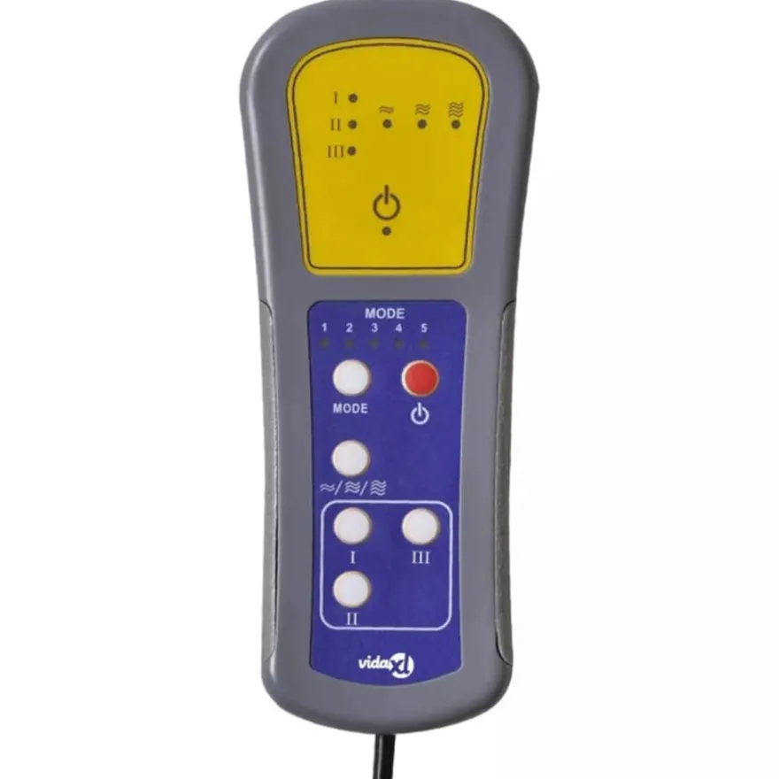 vidaXL Massagesessel mit Relaxfunktion, Kunstleder, Creme