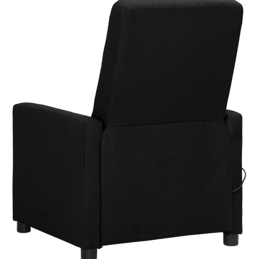 vidaXL Massagesessel Schwarz Stoff