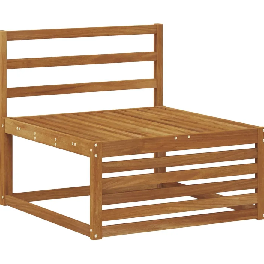 vidaXL Outdoor-Sofagarnitur 9 stk. Natur Massivholz Akazie