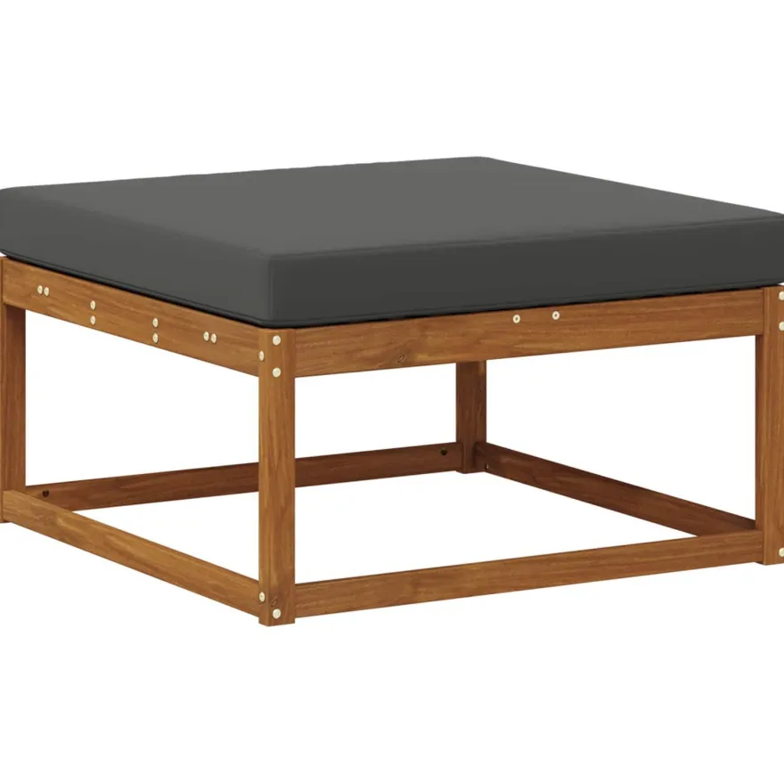 vidaXL Outdoor-Sofagarnitur 6 stk. Natur und Anthrazit