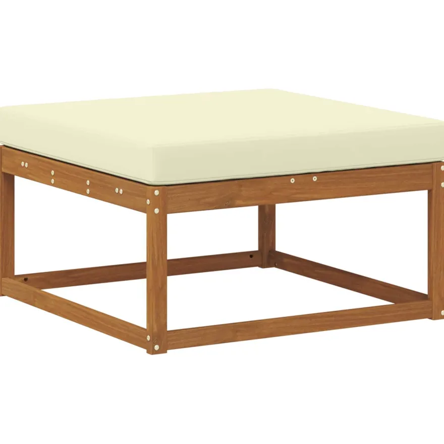 vidaXL Outdoor-Sofagarnitur 8 stk. Natur und Creme