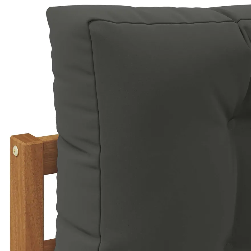 vidaXL Outdoor-Sofagarnitur 6 stk. Natur und Anthrazit