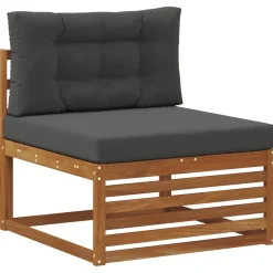 vidaXL Outdoor-Sofagarnitur 5 stk. Natur und Anthrazit