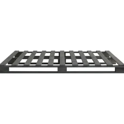 vidaXL Palettenbett Grau Massivholz Kiefer 140×200 cm