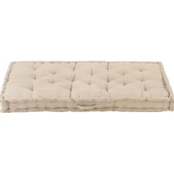 vidaXL Palettenkissen Baumwolle 120×80×10 cm Beige