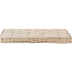 vidaXL Palettenkissen Baumwolle 120×80×10 cm Beige